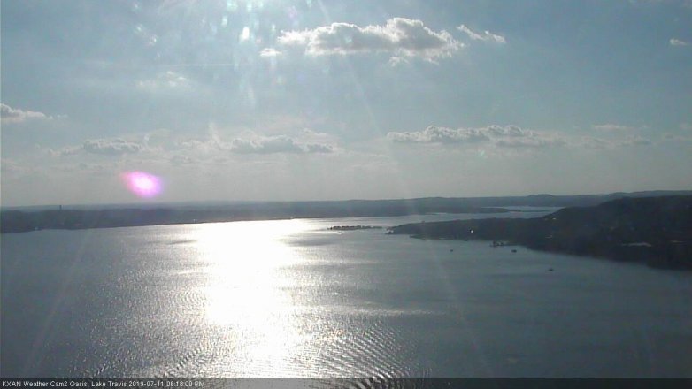 Lake Travis webcam, July 11, 2019 5:20 PM CT