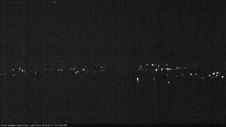Lake Travis webcam, July 11, 2019 9:15 PM CT