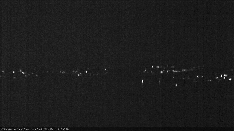 Lake Travis webcam, July 11, 2019 9:25 PM CT