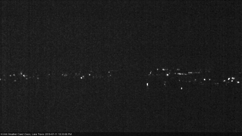 Lake Travis webcam, July 11, 2019 9:35 PM CT
