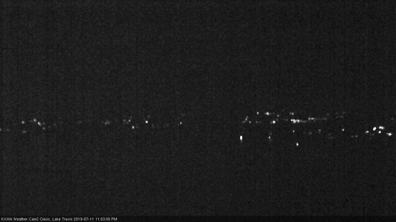 Lake Travis webcam, July 11, 2019 10:05 PM CT