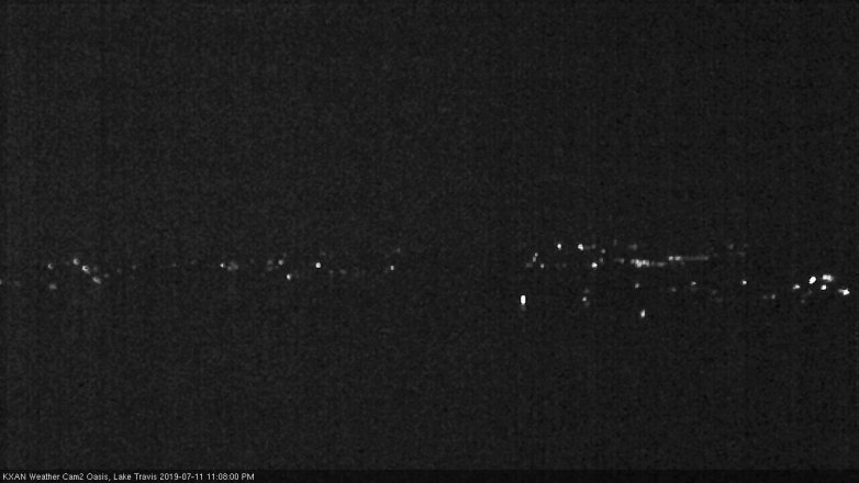 Lake Travis webcam, July 11, 2019 10:10 PM CT