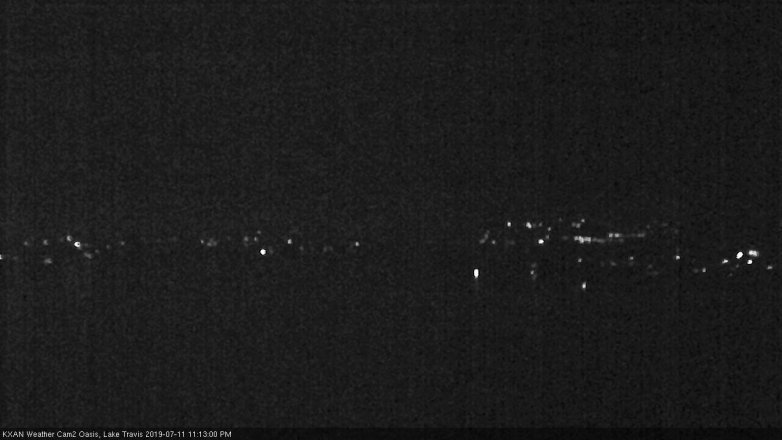 Lake Travis webcam, July 11, 2019 10:15 PM CT