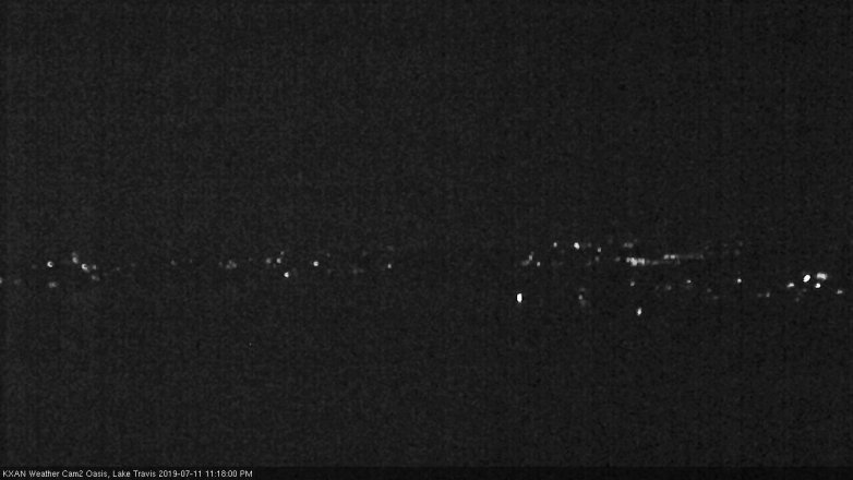 Lake Travis webcam, July 11, 2019 10:20 PM CT