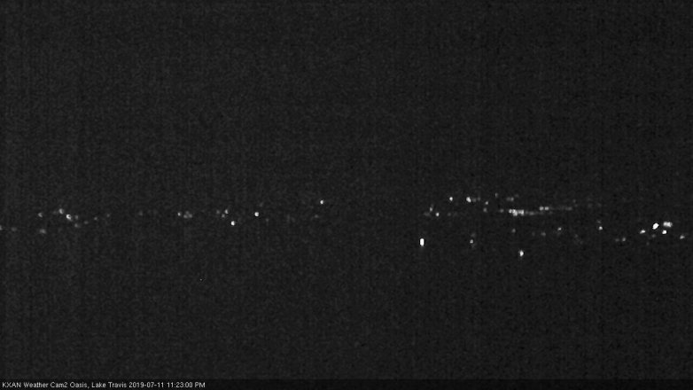 Lake Travis webcam, July 11, 2019 10:25 PM CT