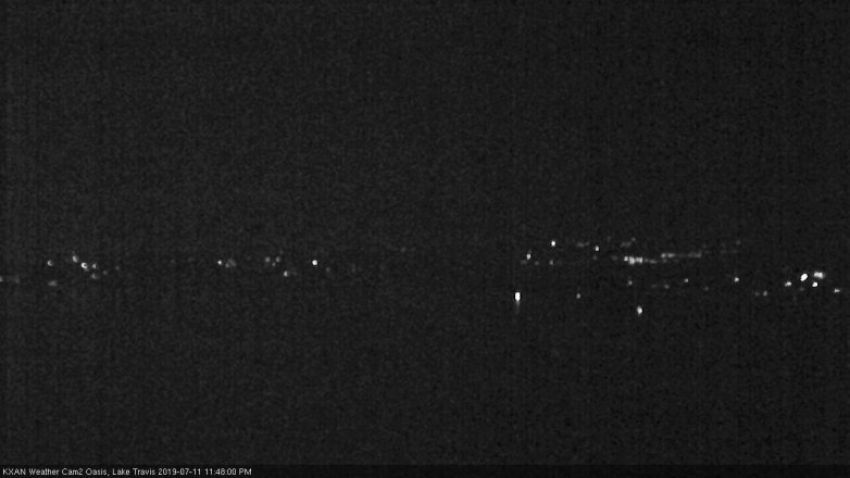 Lake Travis webcam, July 11, 2019 10:50 PM CT