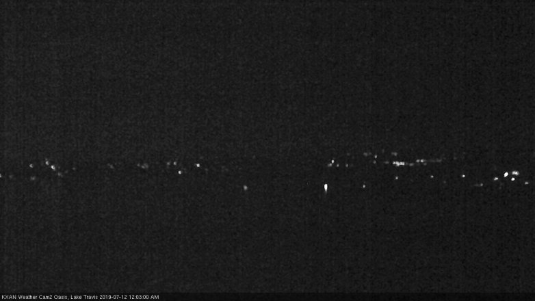 Lake Travis webcam, July 11, 2019 11:05 PM CT