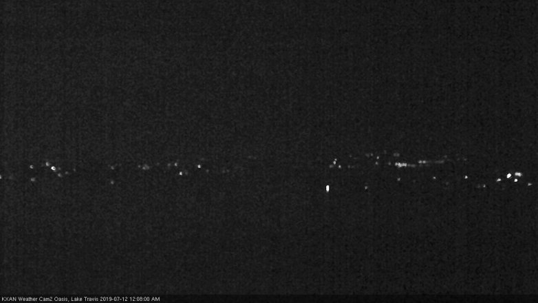Lake Travis webcam, July 11, 2019 11:10 PM CT