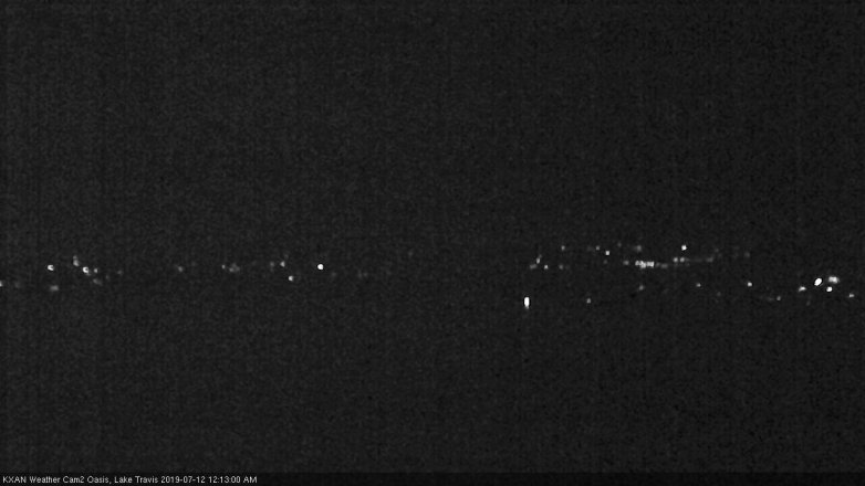 Lake Travis webcam, July 11, 2019 11:15 PM CT