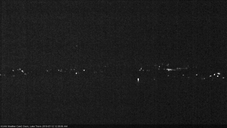 Lake Travis webcam, July 11, 2019 11:40 PM CT
