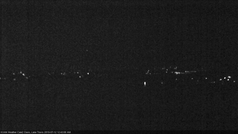 Lake Travis webcam, July 11, 2019 11:45 PM CT