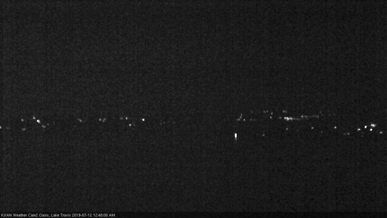 Lake Travis webcam, July 11, 2019 11:50 PM CT