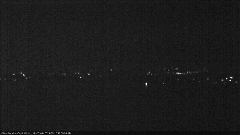 Lake Travis webcam, July 11, 2019 11:55 PM CT