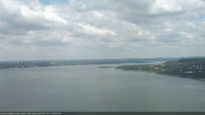 Lake Travis webcam, July 12, 2019 10:35 AM CT