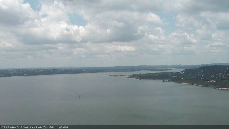 Lake Travis webcam, July 12, 2019 11:20 AM CT