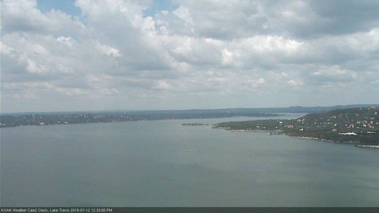 Lake Travis webcam, July 12, 2019 11:35 AM CT