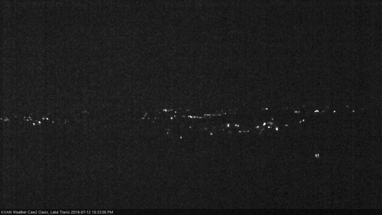 Lake Travis webcam, July 12, 2019 9:35 PM CT