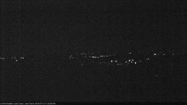 Lake Travis webcam, July 12, 2019 10:35 PM CT