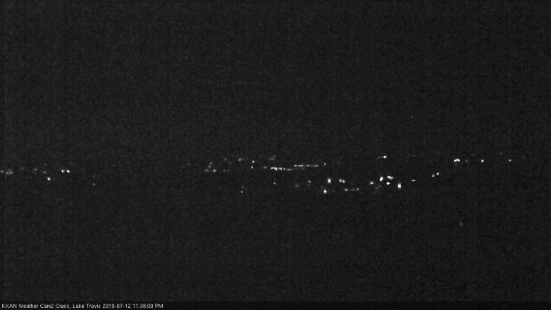 Lake Travis webcam, July 12, 2019 10:40 PM CT
