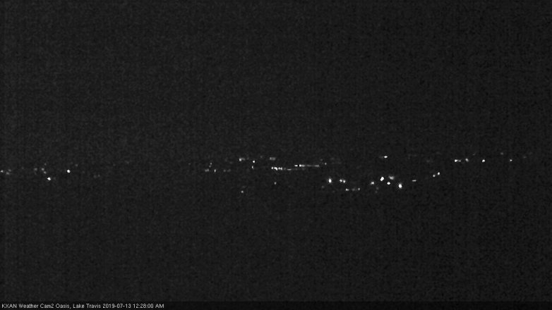Lake Travis webcam, July 12, 2019 11:30 PM CT