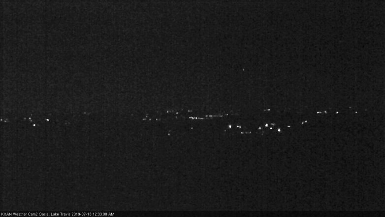 Lake Travis webcam, July 12, 2019 11:35 PM CT