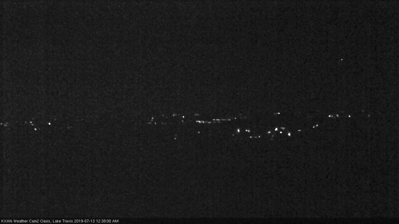Lake Travis webcam, July 12, 2019 11:40 PM CT