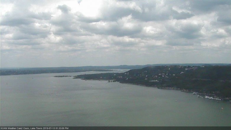 Lake Travis webcam, July 13, 2019 12:35 PM CT