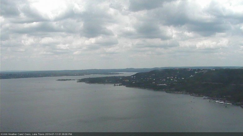 Lake Travis webcam, July 13, 2019 12:40 PM CT
