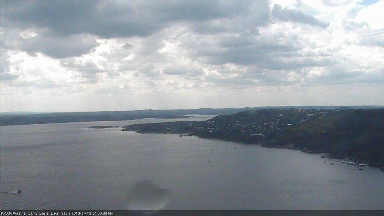 Lake Travis webcam, July 13, 2019 3:40 PM CT