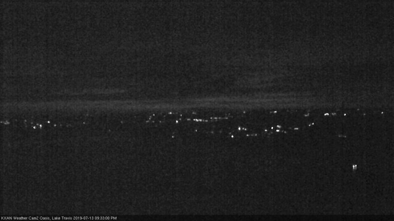 Lake Travis webcam, July 13, 2019 8:35 PM CT