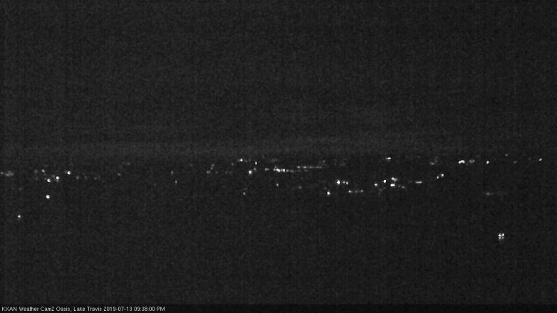 Lake Travis webcam, July 13, 2019 8:40 PM CT