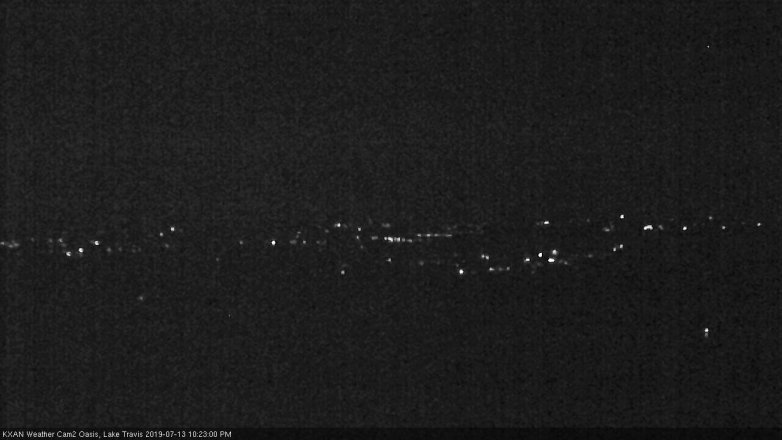 Lake Travis webcam, July 13, 2019 9:25 PM CT