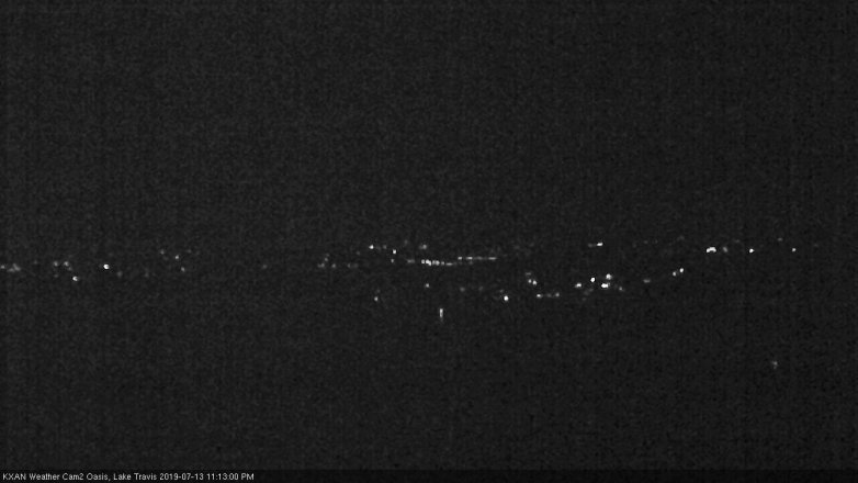 Lake Travis webcam, July 13, 2019 10:15 PM CT