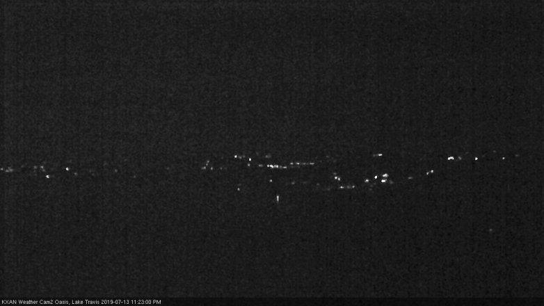 Lake Travis webcam, July 13, 2019 10:25 PM CT