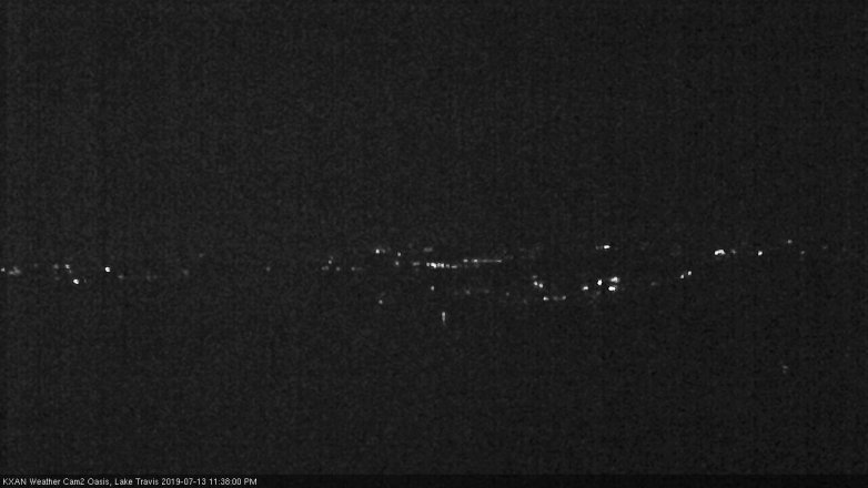 Lake Travis webcam, July 13, 2019 10:40 PM CT