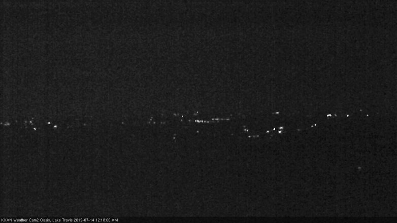 Lake Travis webcam, July 13, 2019 11:20 PM CT