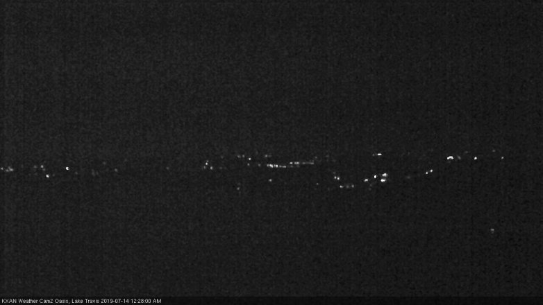 Lake Travis webcam, July 13, 2019 11:30 PM CT