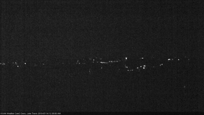 Lake Travis webcam, July 13, 2019 11:40 PM CT