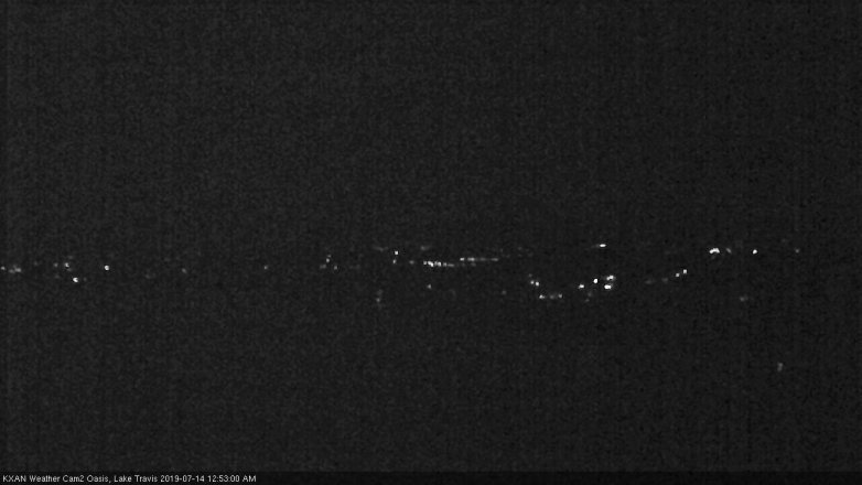 Lake Travis webcam, July 13, 2019 11:55 PM CT