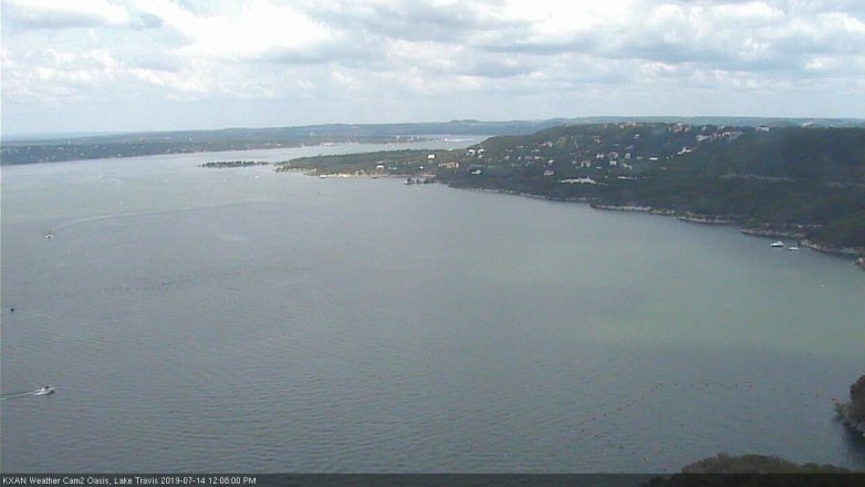Lake Travis webcam, July 14, 2019 11:10 AM CT