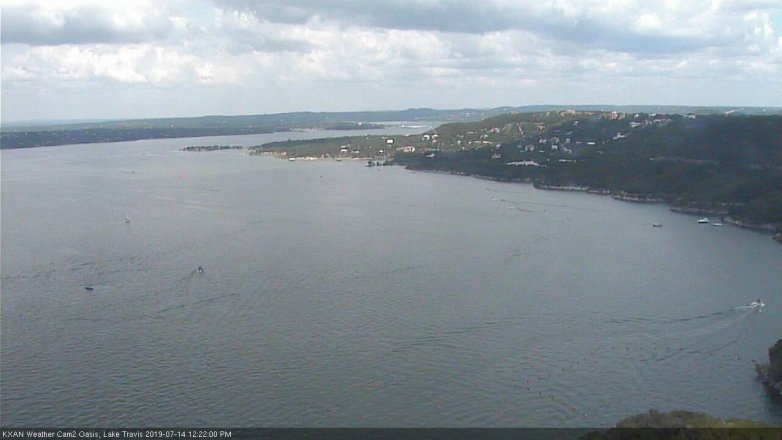 Lake Travis webcam, July 14, 2019 11:25 AM CT