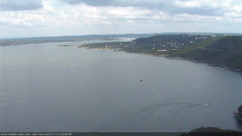 Lake Travis webcam, July 14, 2019 11:30 AM CT