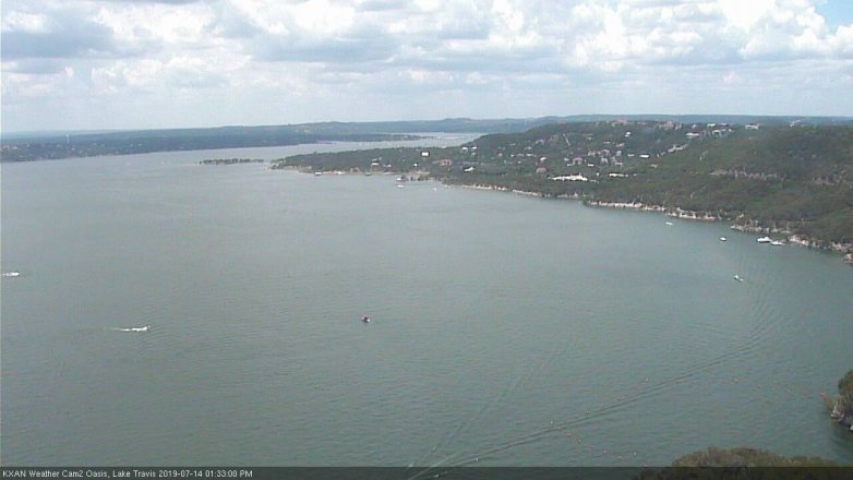 Lake Travis webcam, July 14, 2019 12:35 PM CT
