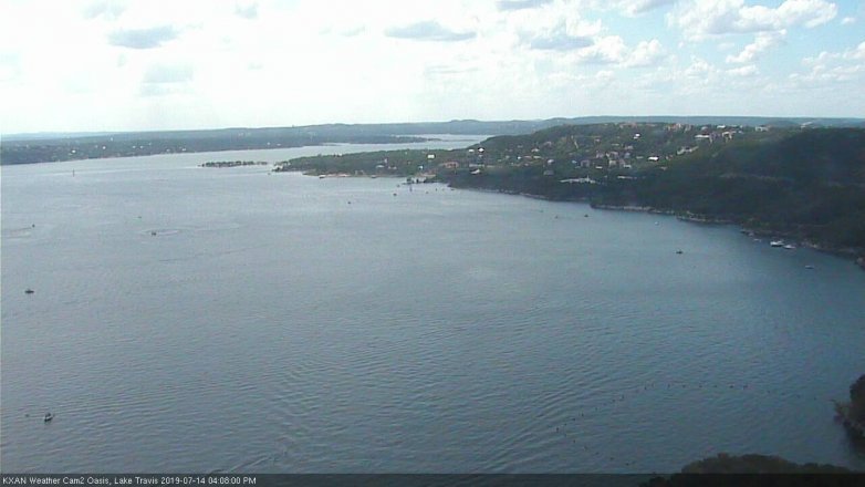 Lake Travis webcam, July 14, 2019 3:10 PM CT