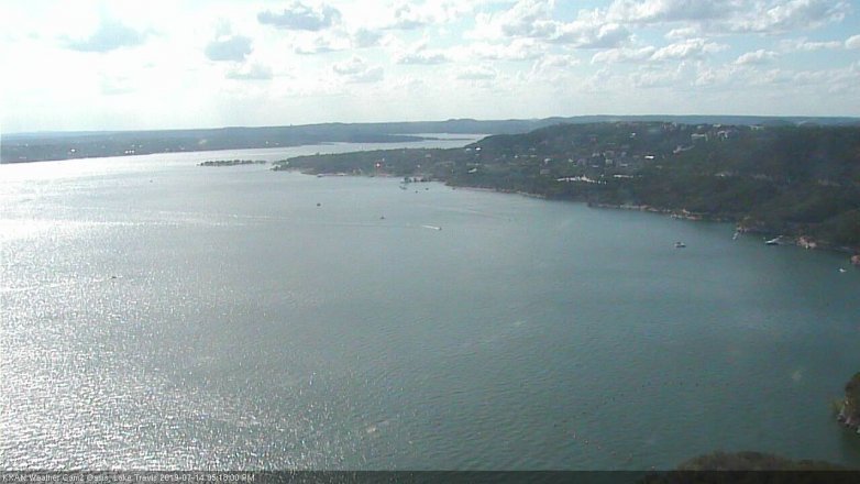 Lake Travis webcam, July 14, 2019 4:20 PM CT