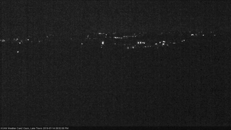 Lake Travis webcam, July 14, 2019 8:55 PM CT