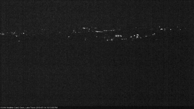 Lake Travis webcam, July 14, 2019 9:15 PM CT