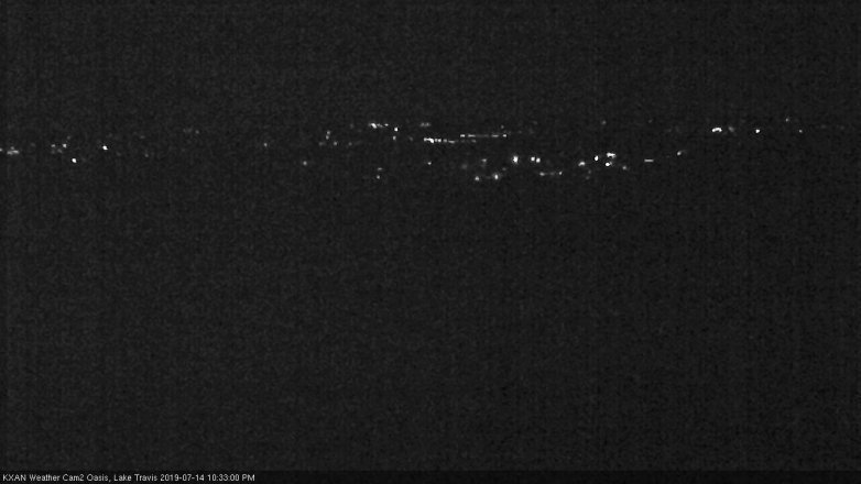 Lake Travis webcam, July 14, 2019 9:35 PM CT