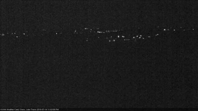 Lake Travis webcam, July 14, 2019 10:05 PM CT