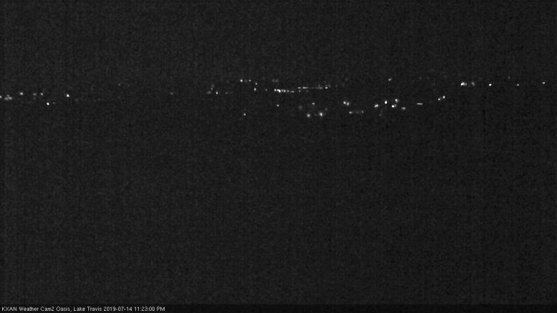 Lake Travis webcam, July 14, 2019 10:25 PM CT